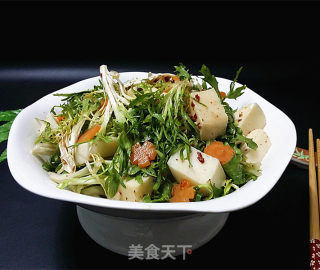 ＃春食野菜香＃苦菊奶芙沙拉的做法