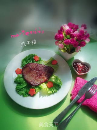 煎牛排的做法