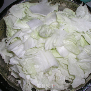 简单不失美味的农家菜——清水白菜豆腐的做法步骤：1