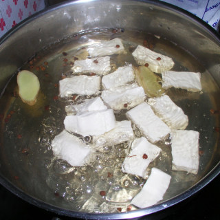 简单不失美味的农家菜——清水白菜豆腐的做法步骤：4