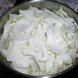 简单不失美味的农家菜——清水白菜豆腐的做法步骤：5