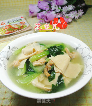 开洋青菜煮千张的做法