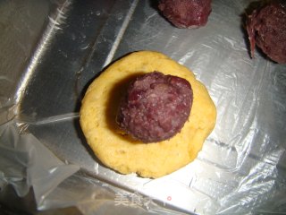 红薯豆沙饼的做法步骤：7