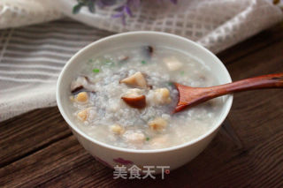 香菇鸡肉粥的做法