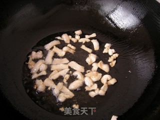 山间野味——肉片柳蒿芽的做法步骤：4