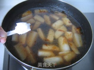 鲍汁萝卜的做法步骤：7