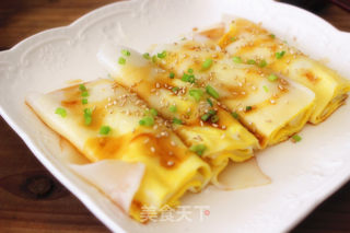 鸡蛋肠粉的做法