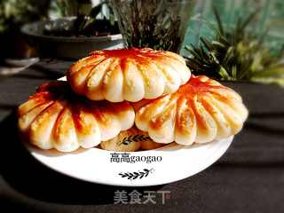 椰蓉花面包（玉米油版）的做法
