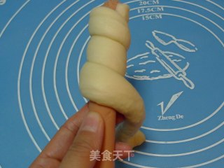 香肠面包卷的做法步骤：6