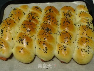 香肠面包卷的做法步骤：12
