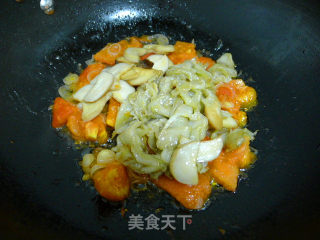 杏鲍菇烧二茄的做法步骤：11