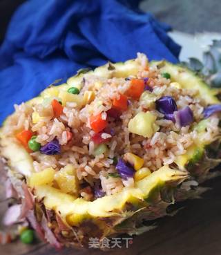 菠萝炒饭的做法