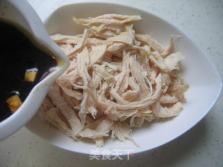 凉拌鸡丝拉皮的做法步骤：6