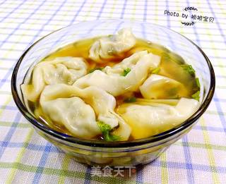 茼蒿鲜肉馄饨的做法