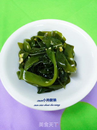 凉拌蒜香海带的做法