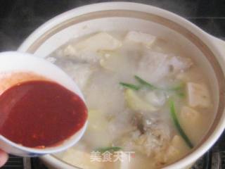 红腐乳鲳鱼豆腐煲的做法步骤：8