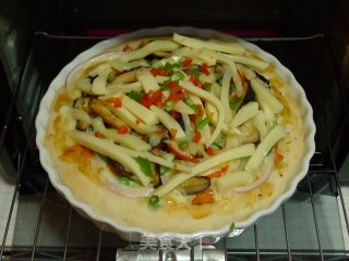 新奥尔良烤鸡肉披萨的做法步骤：22