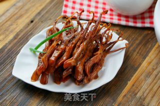 豉香鸭舌的做法