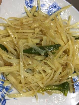 辣椒土豆丝的做法