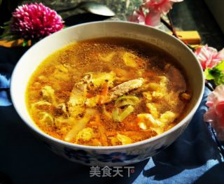 肉丝蛋花汤的做法