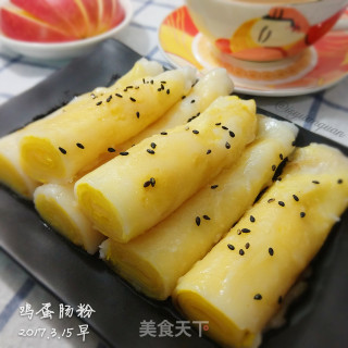 【学生早餐】鸡蛋肠粉的做法