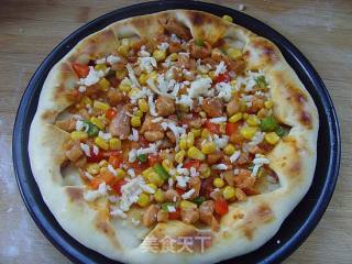 新奥尔良风味鸡肉披萨的做法步骤：11