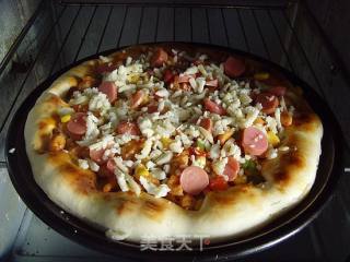 新奥尔良风味鸡肉披萨的做法步骤：13