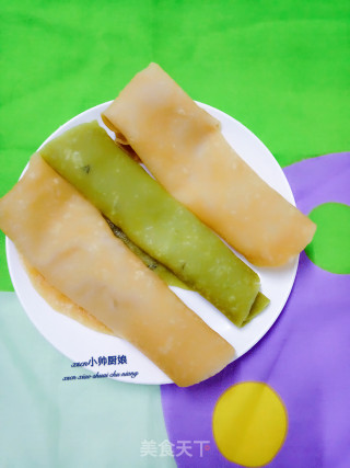 蔬菜春饼~蒸春饼《胡萝卜，苜蓿汁》
