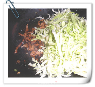 肉丝炒面的做法步骤：7