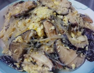 香菇鸡蛋趴粉丝的做法