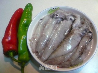 辣烧笔管鱼的做法步骤：1