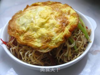 脱光族的光棍节——香干鸡蛋炒细面的做法步骤：10