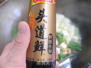 [生活的另一种滋味]清爽，清甜——油麦菜炖豆腐的做法步骤：7