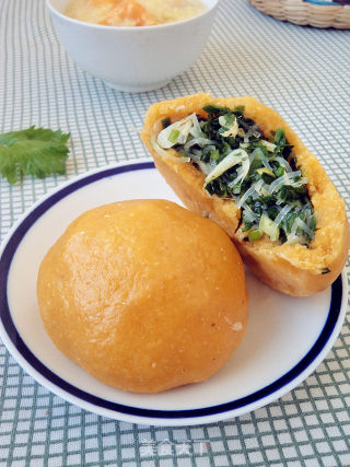 韭菜虾皮馅饽饽的做法