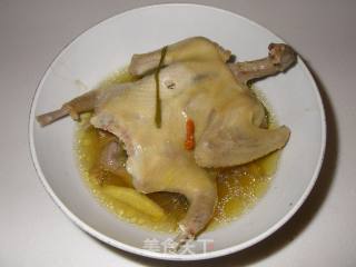 枸杞蒸乳鸽的做法步骤：3