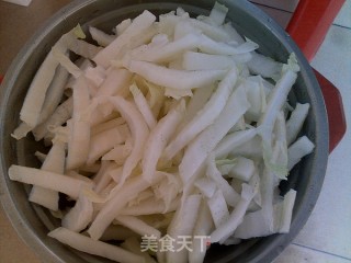 白菜丸子汤的做法步骤：2