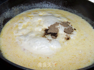 奶油蘑菇鸡肉饭的做法步骤：10