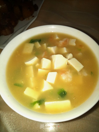 虾仁豆腐汤的做法