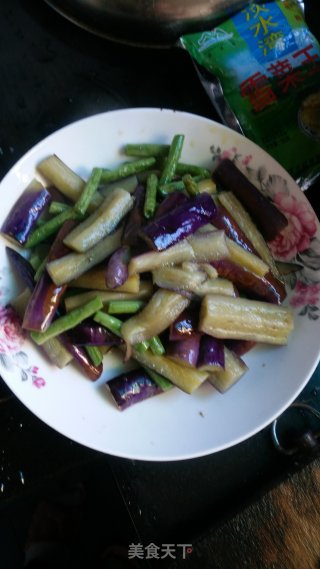 茄子炒缸豆的做法