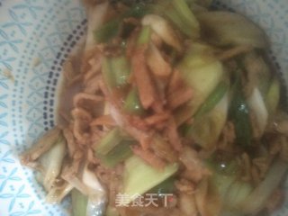 大葱炒肉的做法