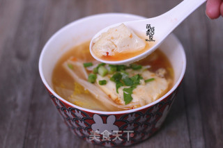 开胃又营养の番茄豆腐汤的做法
