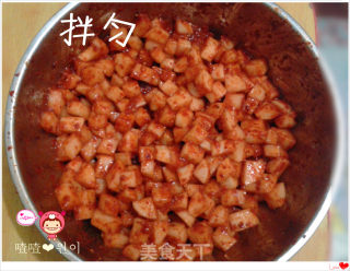 朝鲜开胃小菜之萝卜泡菜（二）的做法步骤：8