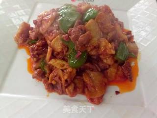 杏鲍菇炒肉的做法