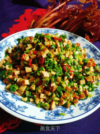 ＃春食野菜香＃马兰头拌香豆干的做法