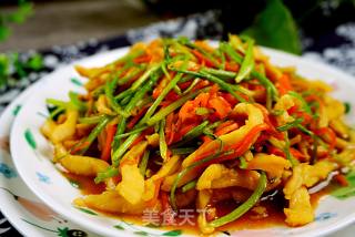 香菜小炒肉的做法