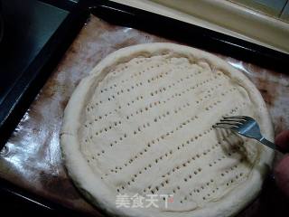 烤鸡焗饭披萨的做法步骤：13