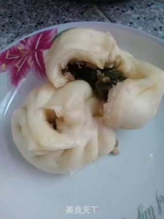 素馅包子——生菜菌菇包子的做法