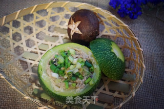 香菇肉末酿南瓜的做法