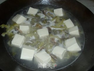 咸菜豆腐贝汤的做法步骤：7
