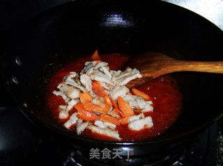 酸酸甜甜的番茄苹果肉片的做法步骤：9